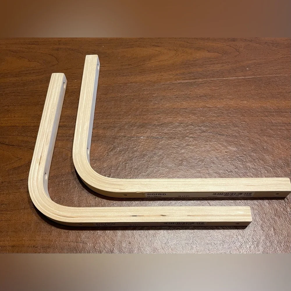 IKEA SIGFRID Wooden Shelf Brackets